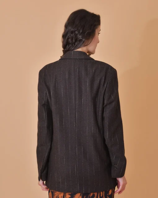 La Piscine Paris Veste en laine mélangée à rayures Chloé Stora*Femme Blousons & Vestes