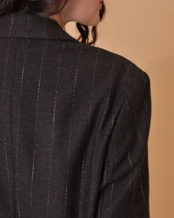 La Piscine Paris Veste en laine mélangée à rayures Chloé Stora*Femme Blousons & Vestes
