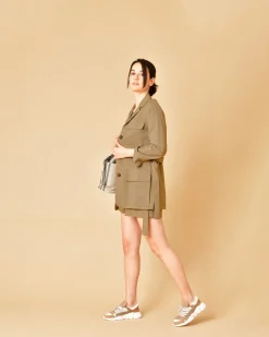 La Piscine Paris Veste en laine vierge à quatre poches Lorena Antoniazzi*Femme Blousons & Vestes