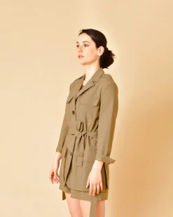 La Piscine Paris Veste en laine vierge à quatre poches Lorena Antoniazzi*Femme Blousons & Vestes