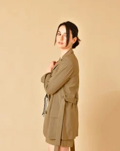 La Piscine Paris Veste en laine vierge à quatre poches Lorena Antoniazzi*Femme Blousons & Vestes