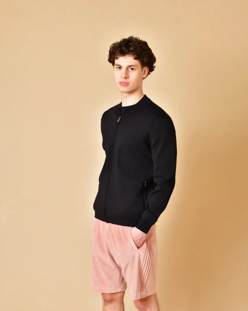 La Piscine Paris Veste en maille côtelée et élastiquée People Of Shibuya*Homme Blousons & Vestes