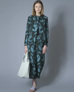 La Piscine Paris Veste en mélange de laine et cachemire à imprimé jacquard Stefano Mortari*Femme Blousons & Vestes