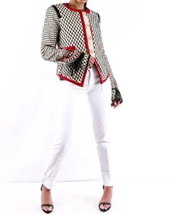 La Piscine Paris Veste en soie à broderies perles Just Cavalli*Femme Blousons & Vestes