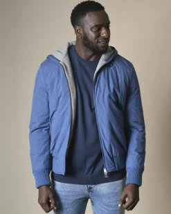 La Piscine Paris Veste en tissu technique à capuche Manzoni 24*Homme Blousons & Vestes