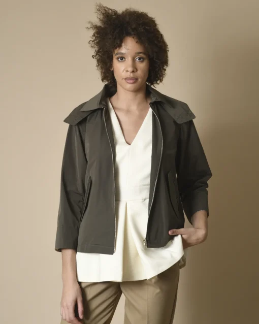 La Piscine Paris Veste en tissu technique à capuche Palto*Femme Blousons & Vestes