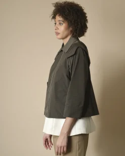 La Piscine Paris Veste en tissu technique à capuche Palto*Femme Blousons & Vestes