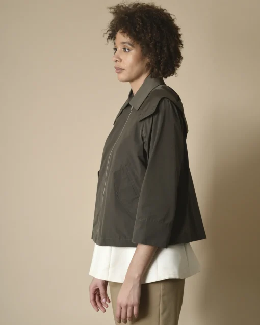 La Piscine Paris Veste en tissu technique à capuche Palto*Femme Blousons & Vestes