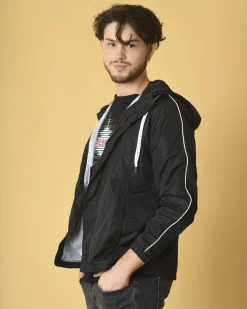 La Piscine Paris Veste en tissu technique à capuche Daniele Fiesoli*Homme Sportwear|Blousons & Vestes