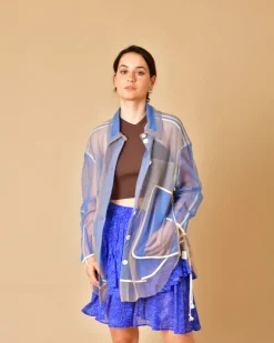 La Piscine Paris Veste en tulle transparente T-Coat*Femme Blousons & Vestes