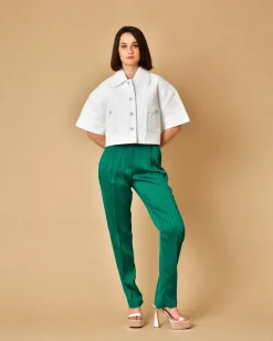 La Piscine Paris Veste en tweed à boutons strass Edward Achour*Femme Blousons & Vestes