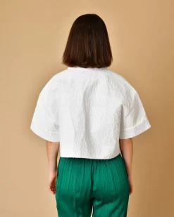La Piscine Paris Veste en tweed à boutons strass Edward Achour*Femme Blousons & Vestes