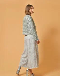 La Piscine Paris Veste en tweed à fil métallisés Edward Achour*Femme Blousons & Vestes