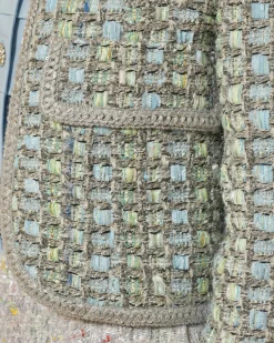 La Piscine Paris Veste en tweed à fil métallisés Edward Achour*Femme Blousons & Vestes