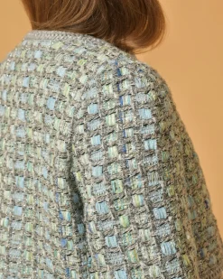 La Piscine Paris Veste en tweed à fil métallisés Edward Achour*Femme Blousons & Vestes