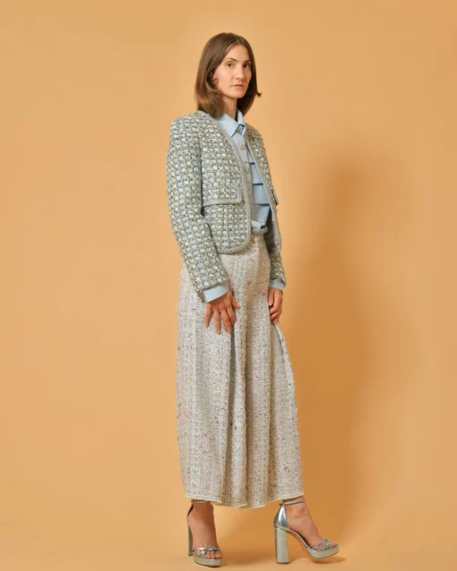 La Piscine Paris Veste en tweed à fil métallisés Edward Achour*Femme Blousons & Vestes