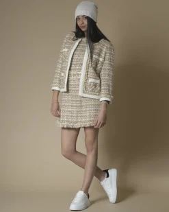 La Piscine Paris Veste en tweed à fils métallisés Edward Achour*Femme Blousons & Vestes