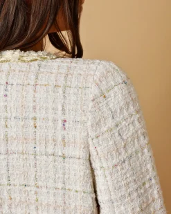 La Piscine Paris Veste en tweed aux fils dorés Edward Achour*Femme Blousons & Vestes
