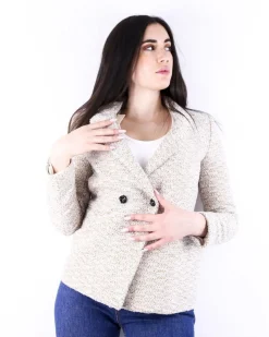 La Piscine Paris Veste en tweed lamé Momoni*Femme Blousons & Vestes