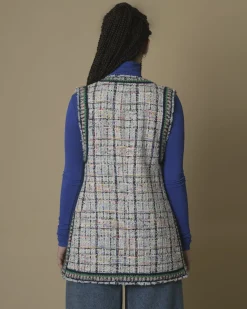 La Piscine Paris Veste en tweed sans manches Edward Achour*Femme Blousons & Vestes