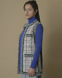 La Piscine Paris Veste en tweed sans manches Edward Achour*Femme Blousons & Vestes