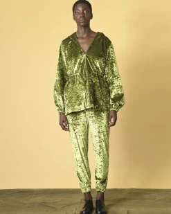 La Piscine Paris Veste en velours à capuche Roi Du Lac*Femme Blousons & Vestes