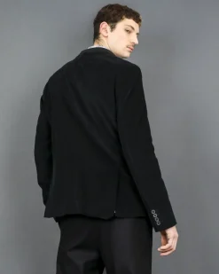 La Piscine Paris Veste en velours rayé à empiècement dans le col Marchand Drapier*Homme Blousons & Vestes