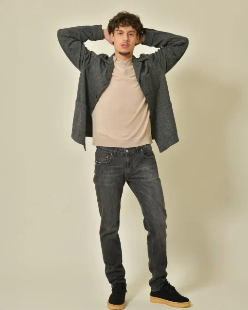 La Piscine Paris Veste en viscose mélangée bicolore A.T.P.CO*Homme Blousons & Vestes