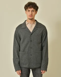 La Piscine Paris Veste en viscose mélangée bicolore A.T.P.CO*Homme Blousons & Vestes