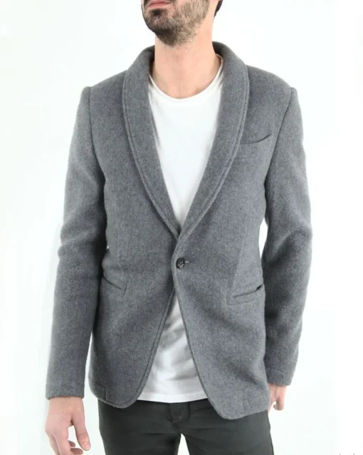La Piscine Paris Veste e en laine et cachemire Manostorti*Homme Blousons & Vestes