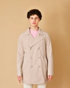 La Piscine Paris Veste imperméable à double boutonnage People Of Shibuya*Homme Blousons & Vestes
