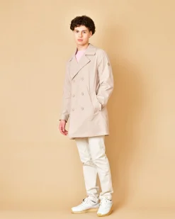 La Piscine Paris Veste imperméable à double boutonnage People Of Shibuya*Homme Blousons & Vestes