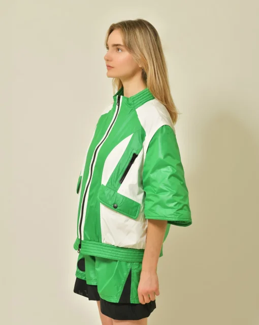 La Piscine Paris Veste imperméable à manches courtes Malloni*Femme Blousons & Vestes