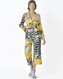 La Piscine Paris Veste à motif vert Beatrice B*Femme Blousons & Vestes