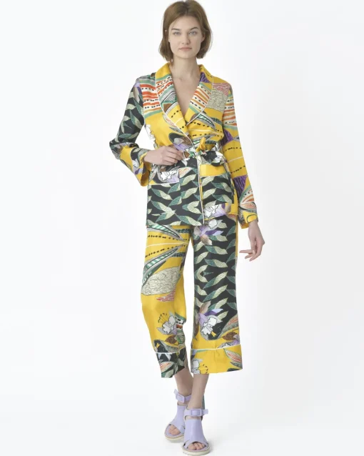 La Piscine Paris Veste à motif vert Beatrice B*Femme Blousons & Vestes