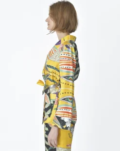 La Piscine Paris Veste à motif vert Beatrice B*Femme Blousons & Vestes