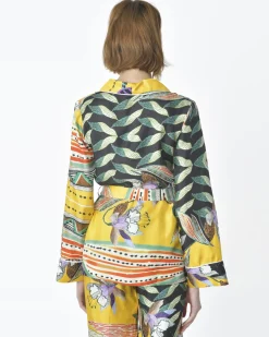 La Piscine Paris Veste à motif vert Beatrice B*Femme Blousons & Vestes