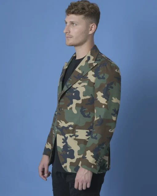La Piscine Paris Veste à imprimé camouflage Gabriele Pasini*Homme Blousons & Vestes