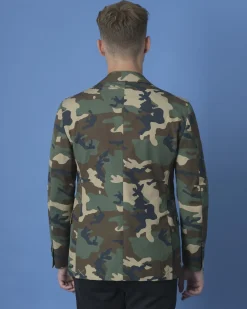 La Piscine Paris Veste à imprimé camouflage Gabriele Pasini*Homme Blousons & Vestes