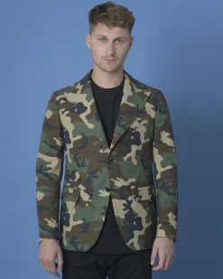 La Piscine Paris Veste à imprimé camouflage Gabriele Pasini*Homme Blousons & Vestes