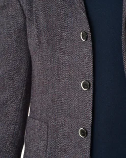 La Piscine Paris Veste laine vierge à imprimé chevron Roda*Homme Blousons & Vestes
