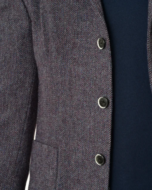 La Piscine Paris Veste laine vierge à imprimé chevron Roda*Homme Blousons & Vestes