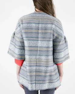 La Piscine Paris Veste léger en coton à motif ethnique Purotatto*Femme Blousons & Vestes