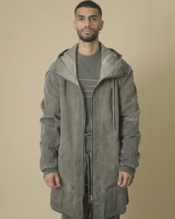 La Piscine Paris Veste longue à capuche Lost & Found*Homme Blousons & Vestes