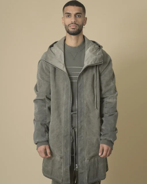 La Piscine Paris Veste longue à capuche Lost & Found*Homme Blousons & Vestes
