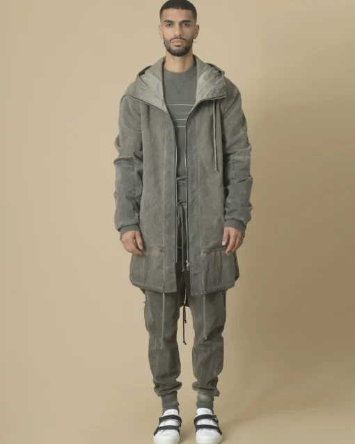 La Piscine Paris Veste longue à capuche Lost & Found*Homme Blousons & Vestes