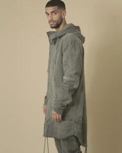 La Piscine Paris Veste longue à capuche Lost & Found*Homme Blousons & Vestes