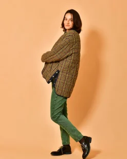 La Piscine Paris Veste matelassée à carreaux Chloé Stora*Femme Blousons & Vestes