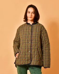 La Piscine Paris Veste matelassée à carreaux Chloé Stora*Femme Blousons & Vestes