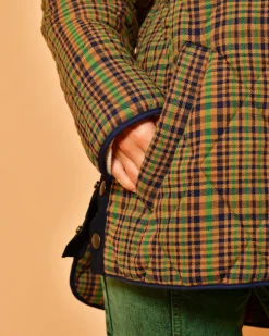 La Piscine Paris Veste matelassée à carreaux Chloé Stora*Femme Blousons & Vestes